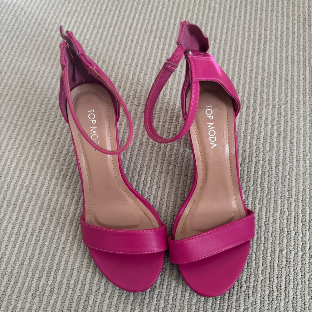 Top Moda Hot Pink 2-3 inch Heels!